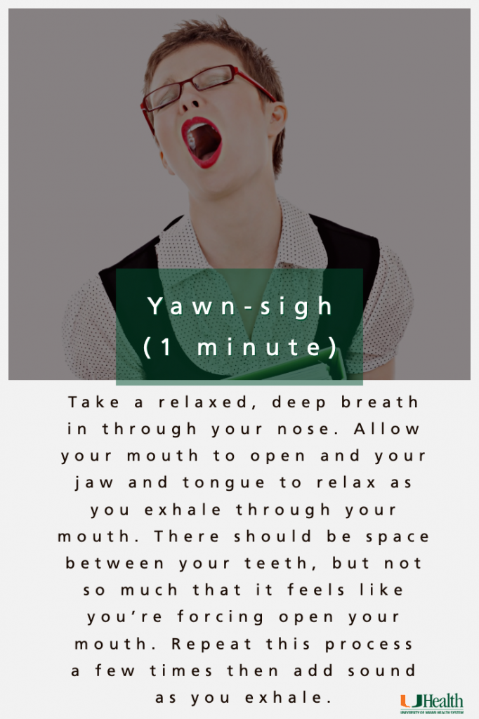 Description of a vocal exercise infogram