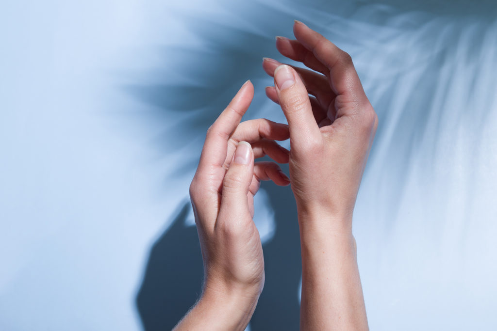 Close up of hands