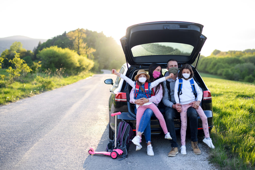 Family Car Travel COVID