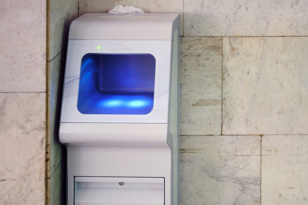 UV light hand sanitizer